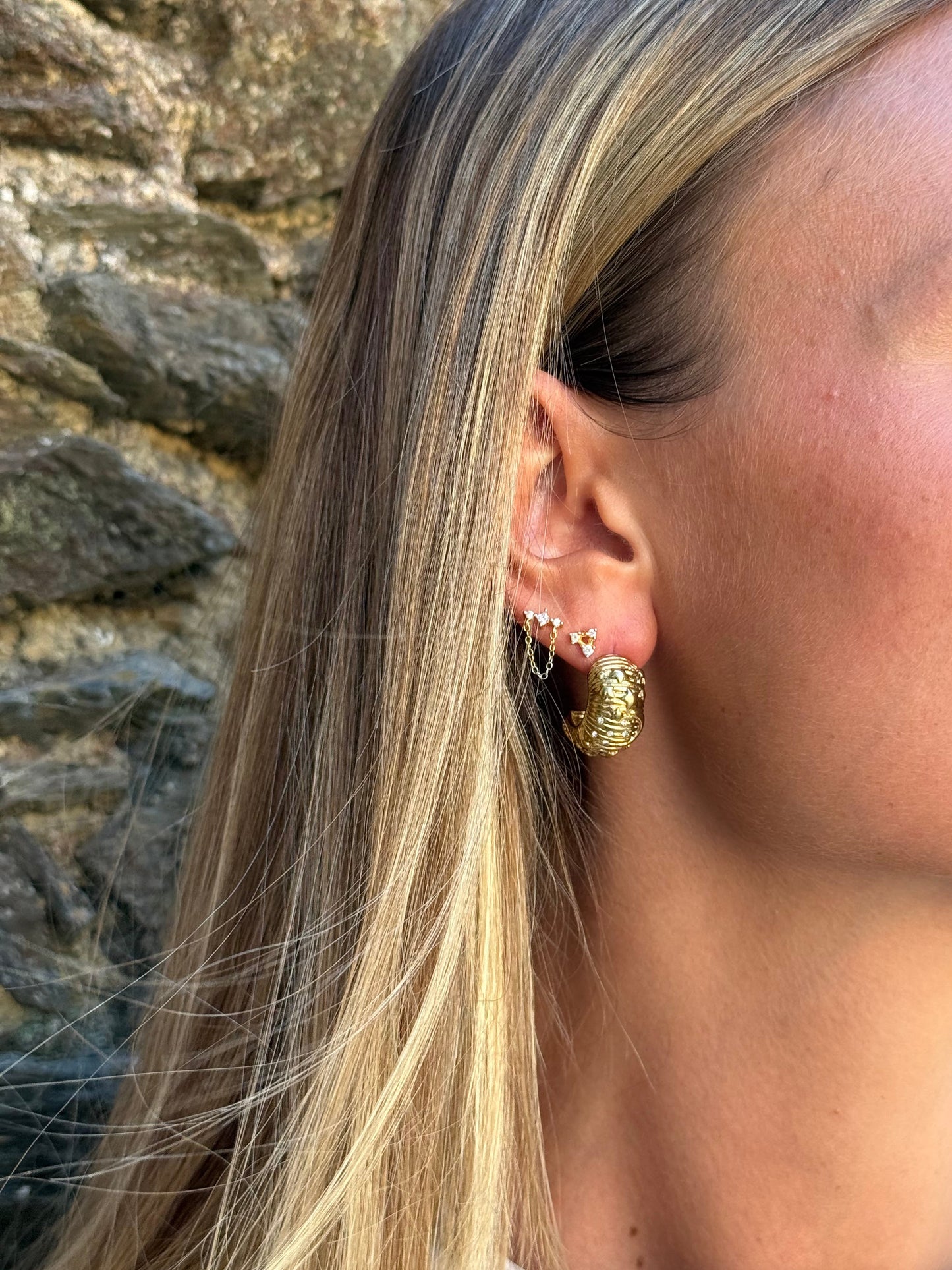 Boucles d’oreilles demie lune