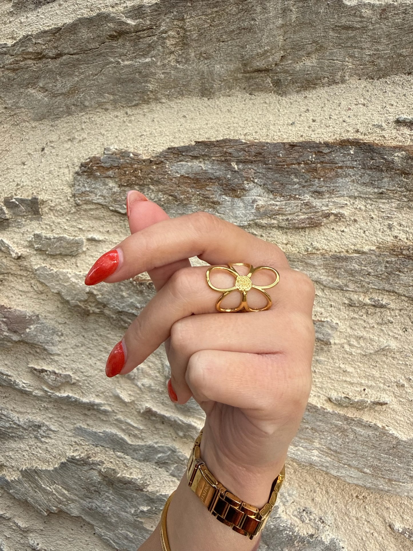Bague fleur