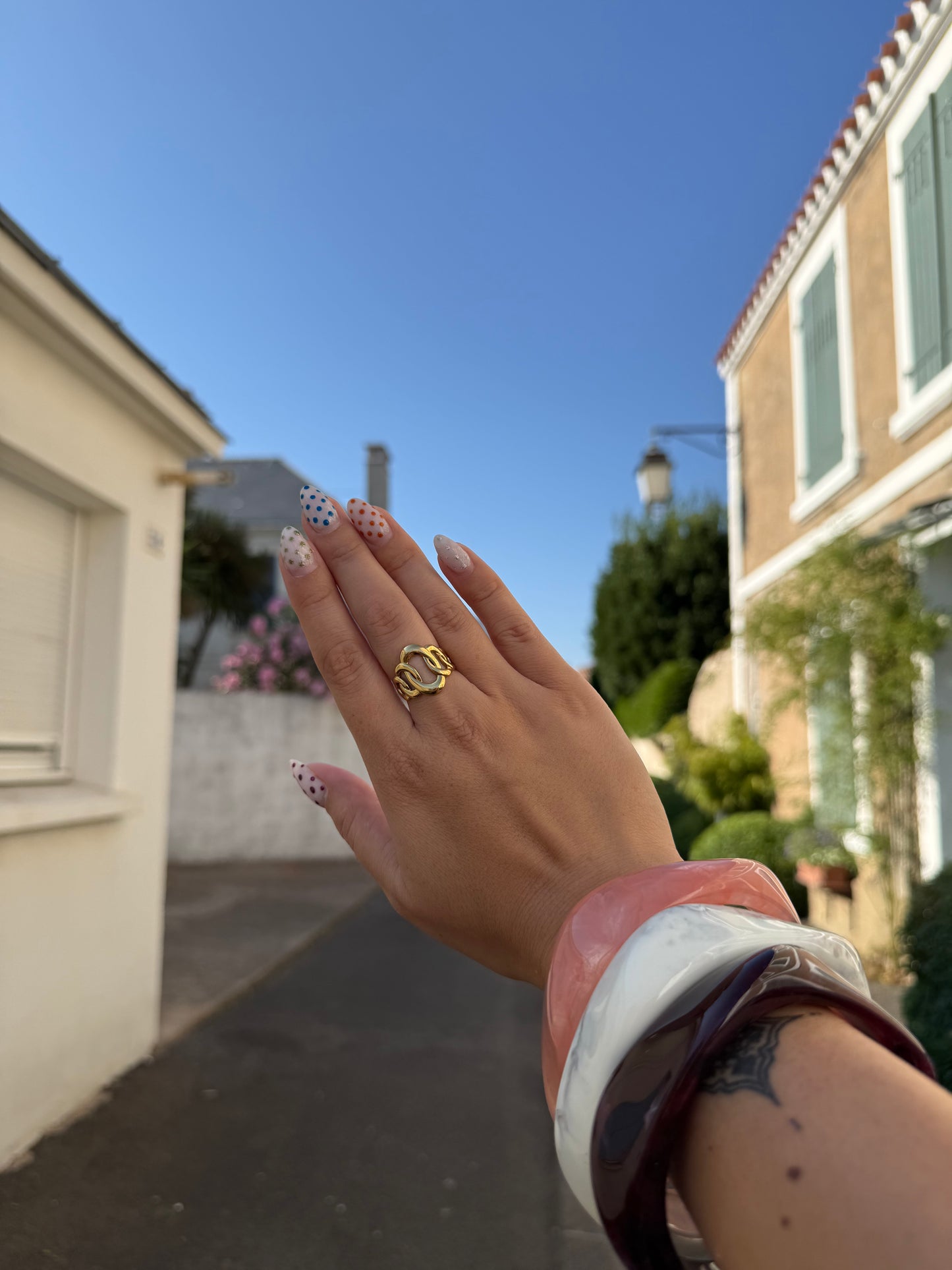 Jonc résine cerise
