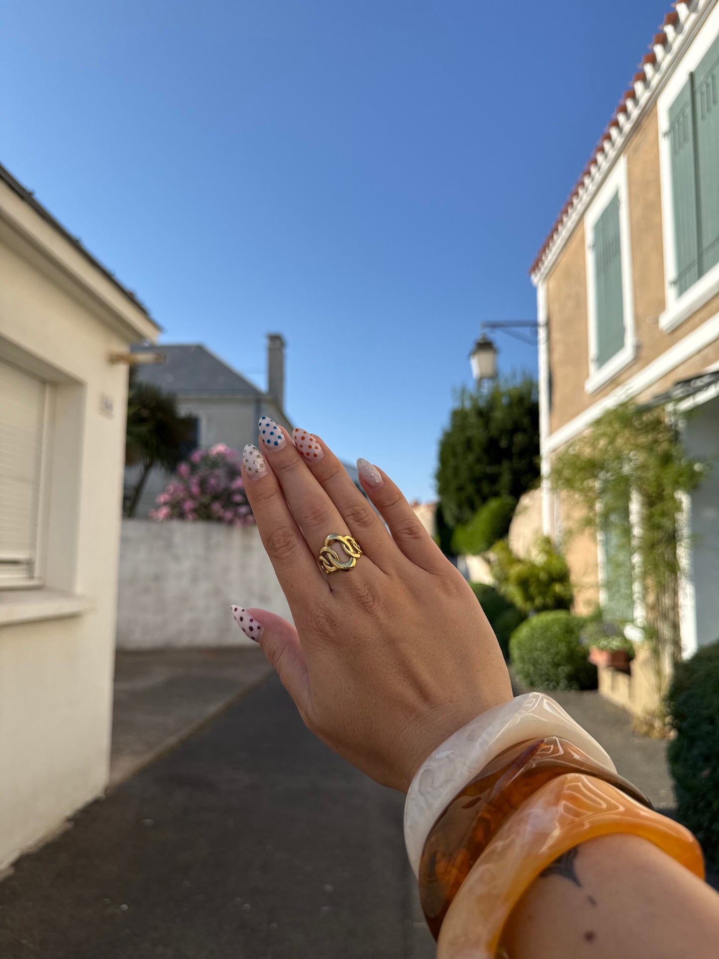 Jonc résine brun