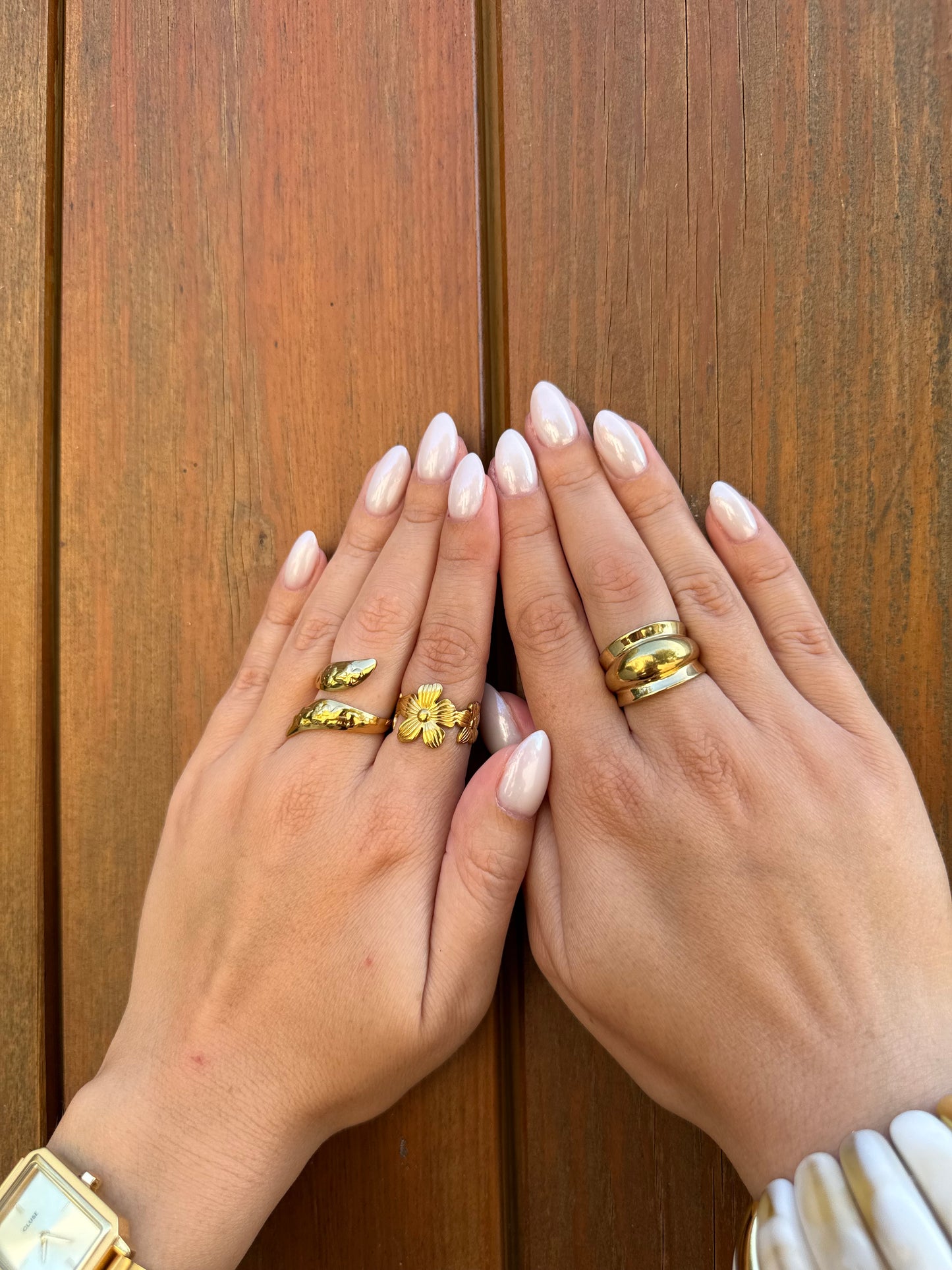 Bague serpentin