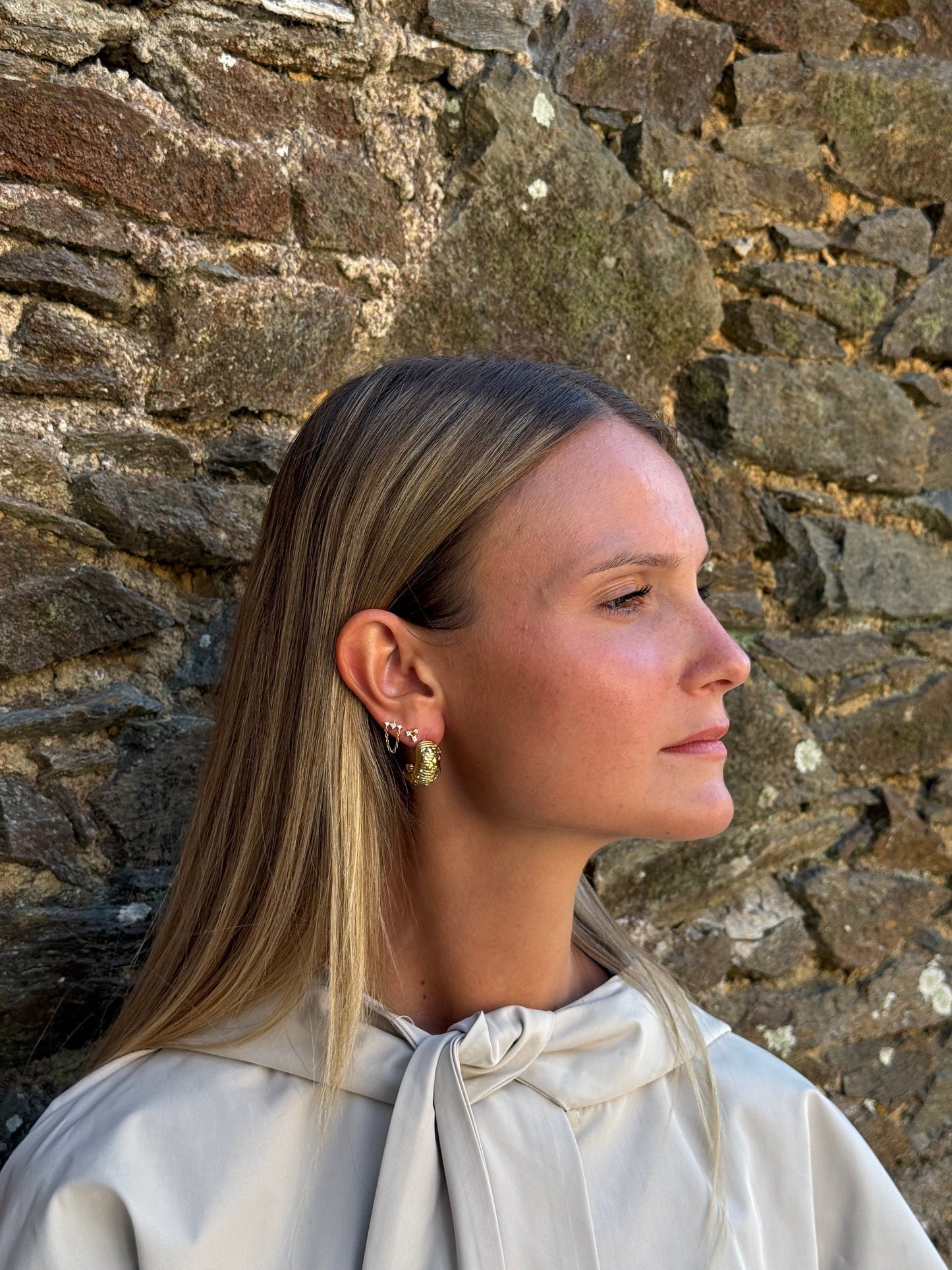 Boucles d’oreilles demie lune