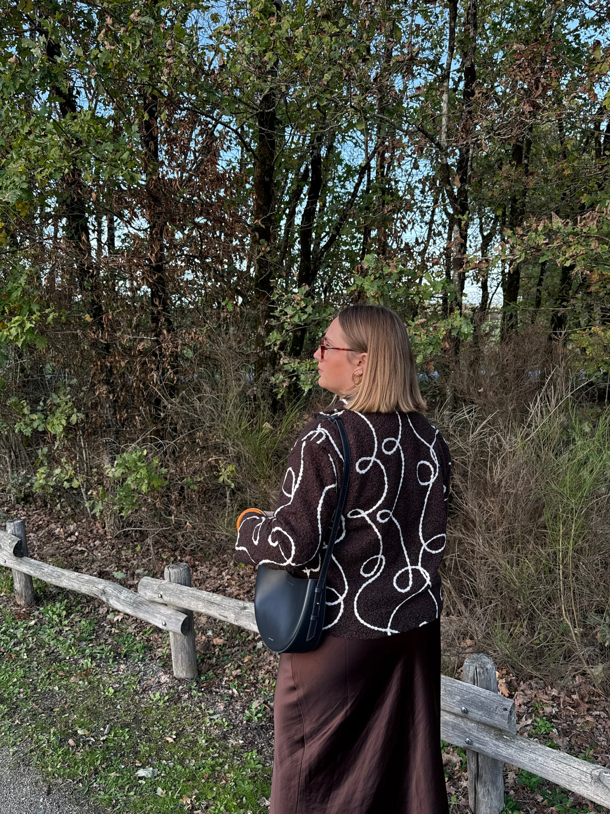 Manteau Teddy marron