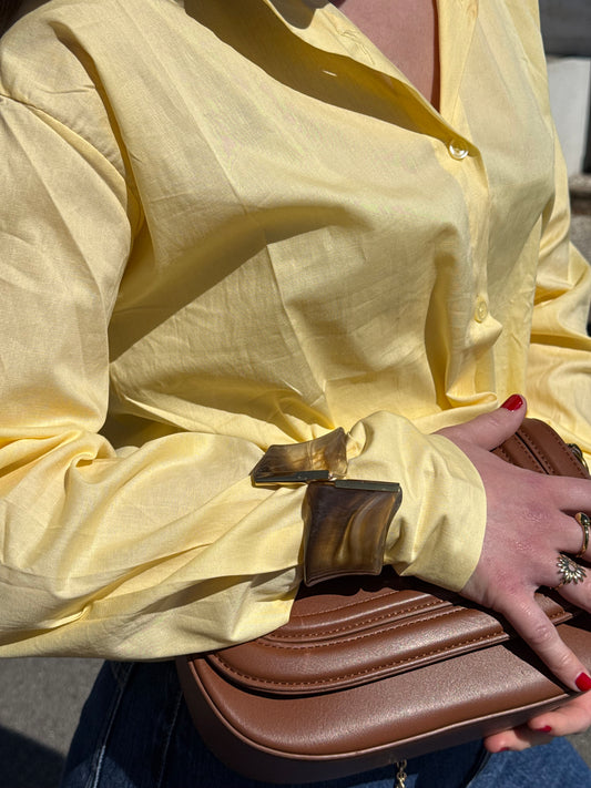 Jonc asymétrique taupe