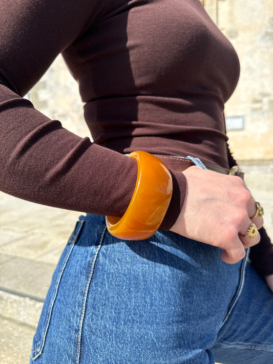 Jonc résine terracotta