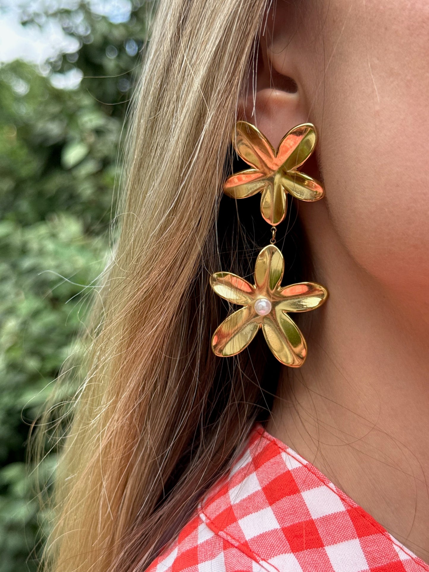 Boucle double fleur