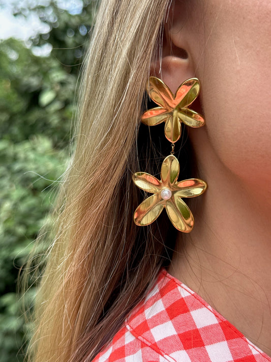 Boucle double fleur