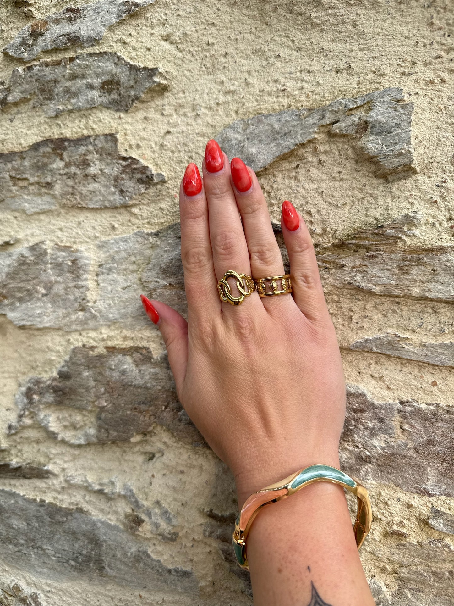 Bague feuille
