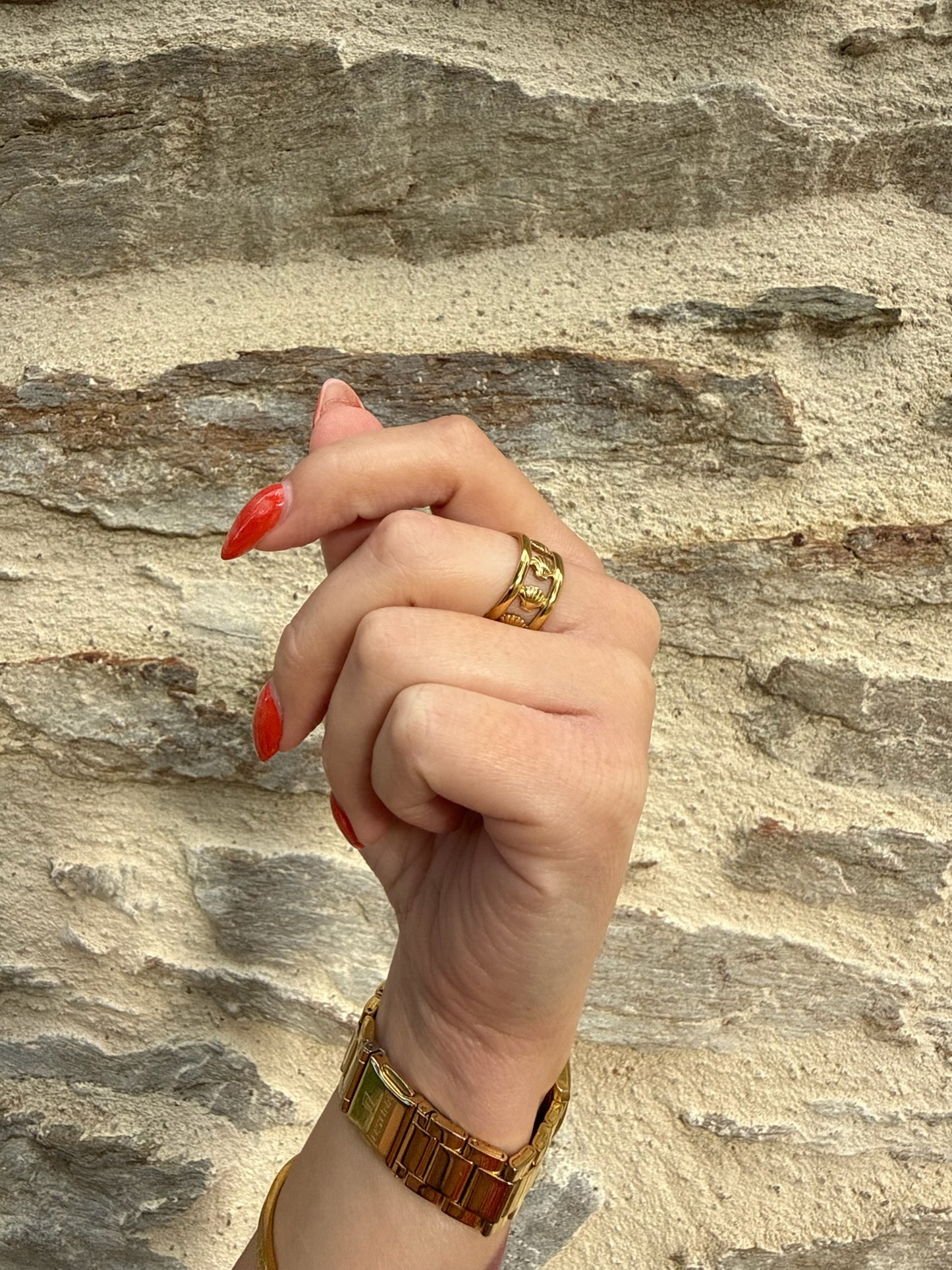 Bague feuille