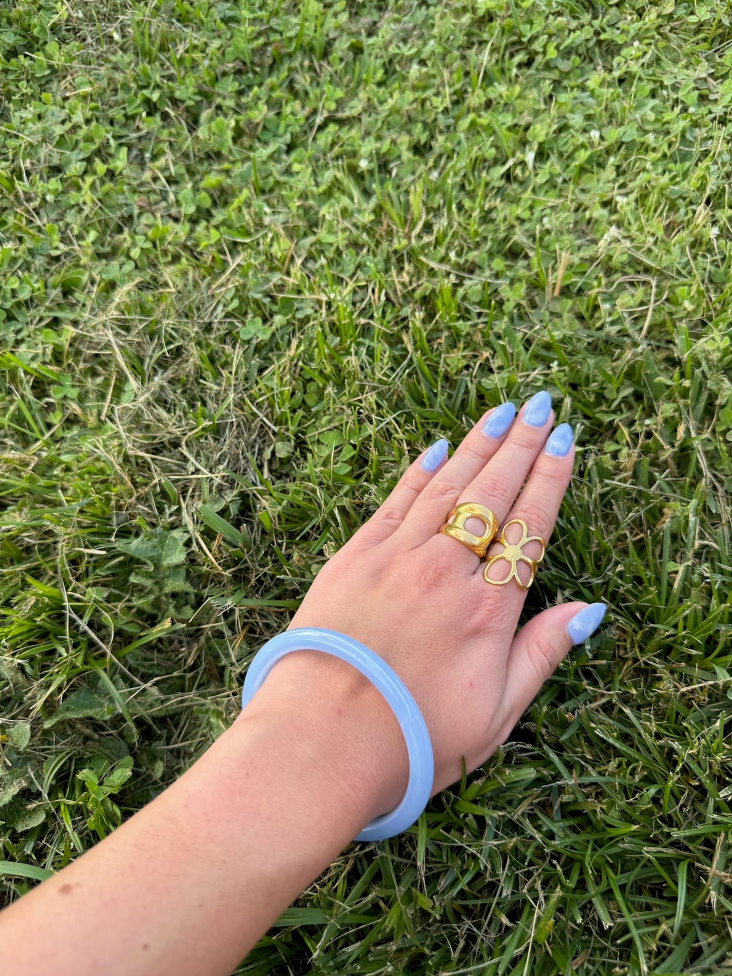 Mini jonc bleu