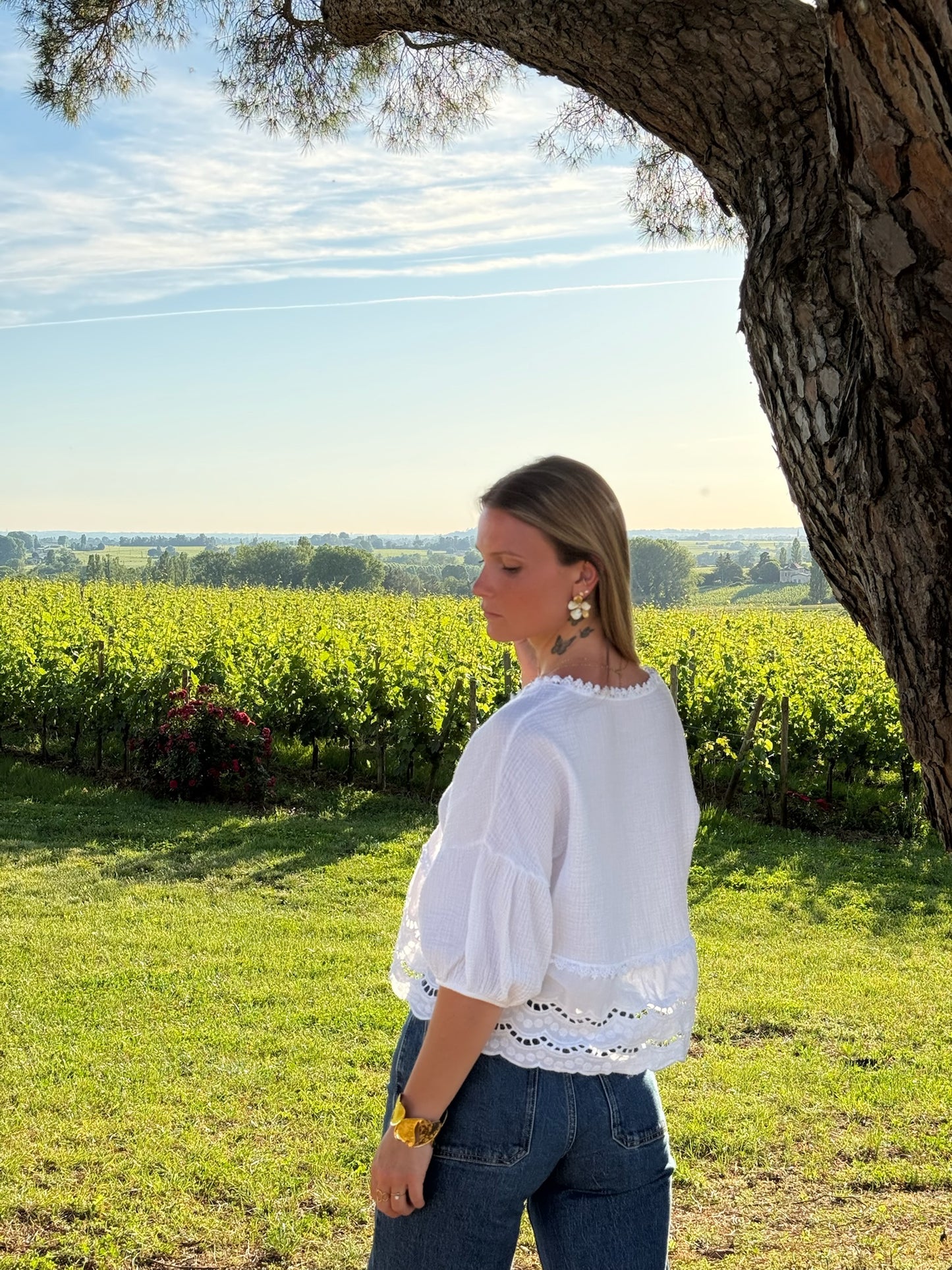 Blouse à nouer