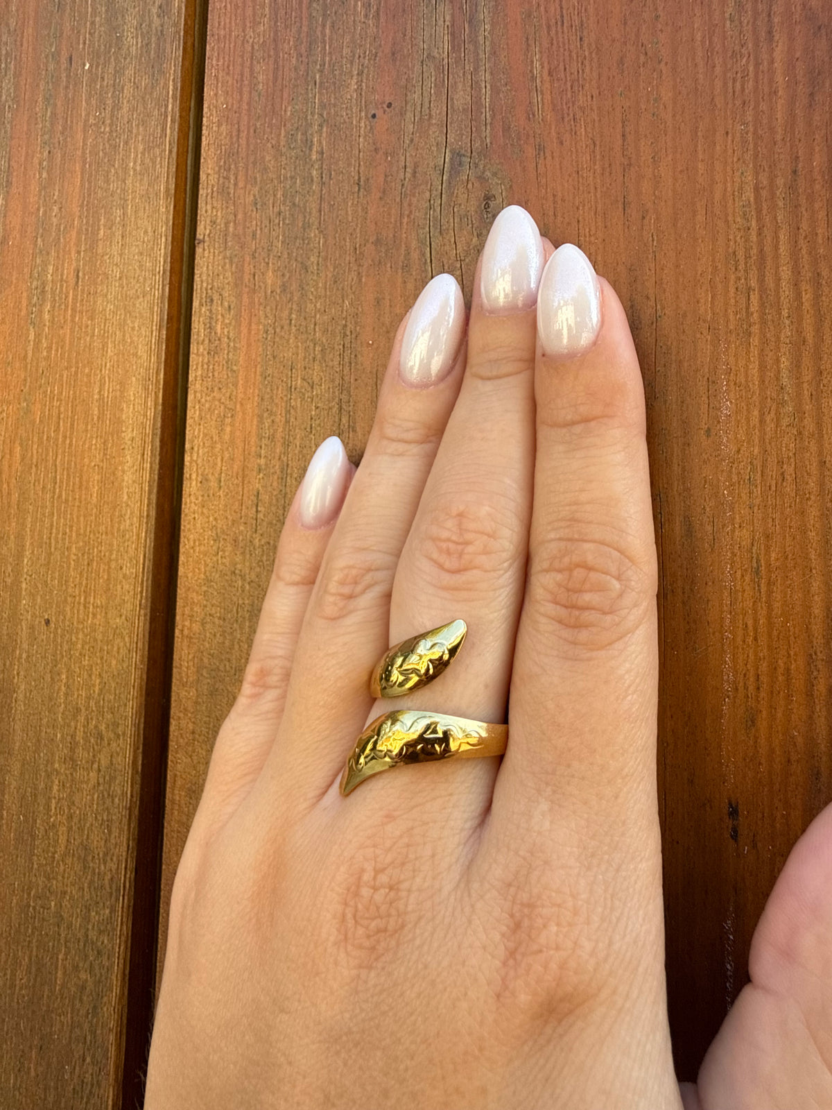 Bague serpentin