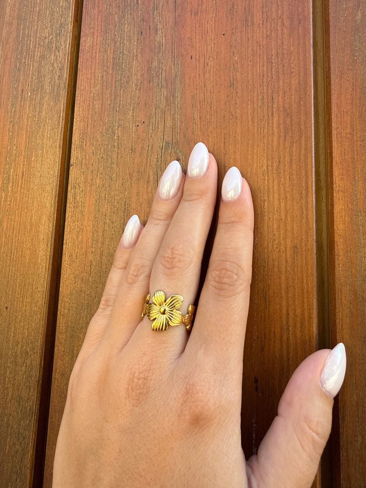 Bague florale